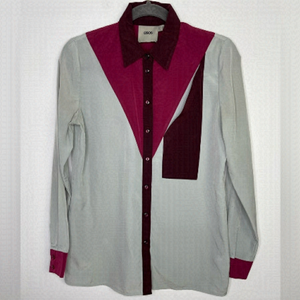 Asos colorblock buttons down shirt